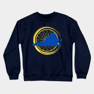 Sun Wheelers "Virginia" Logo Crewneck Sweatshirt